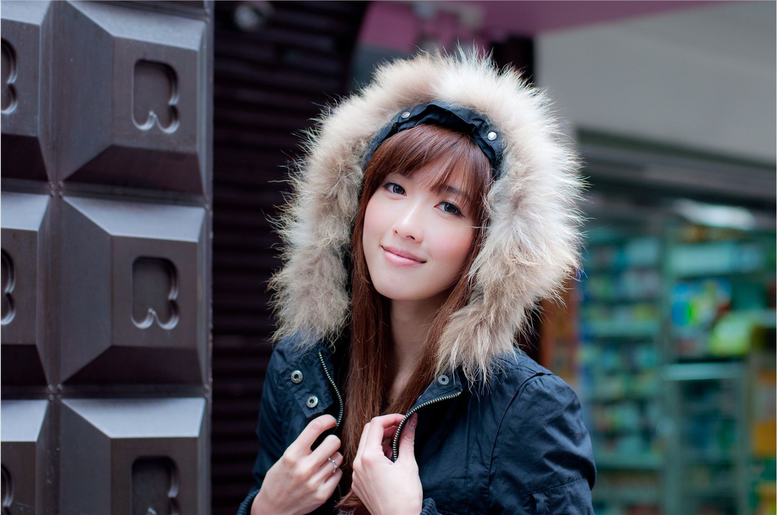 High definition Street photo of Taiwan's pure beauty kila Jingjing